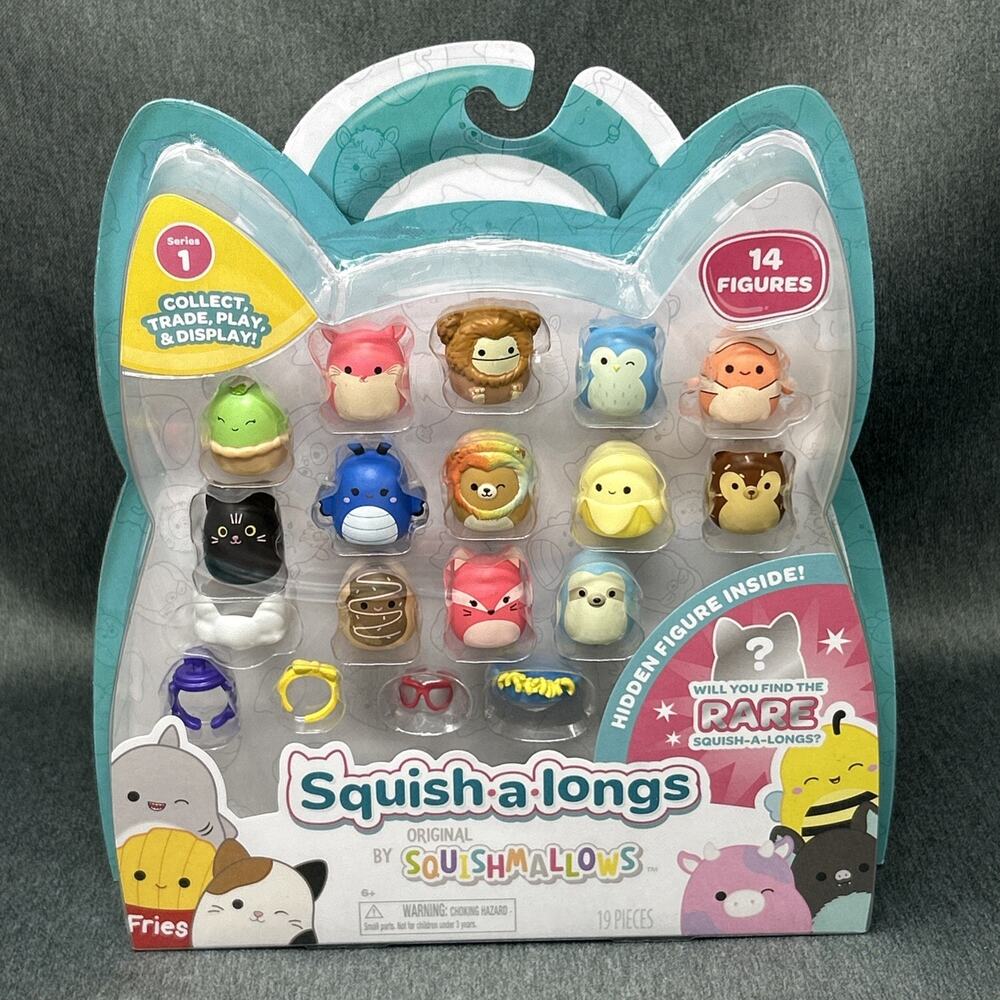 2024 Squishmallows Squish-A-Longs 14 Pack Mini Figures Series 1 Mystery Item NEW